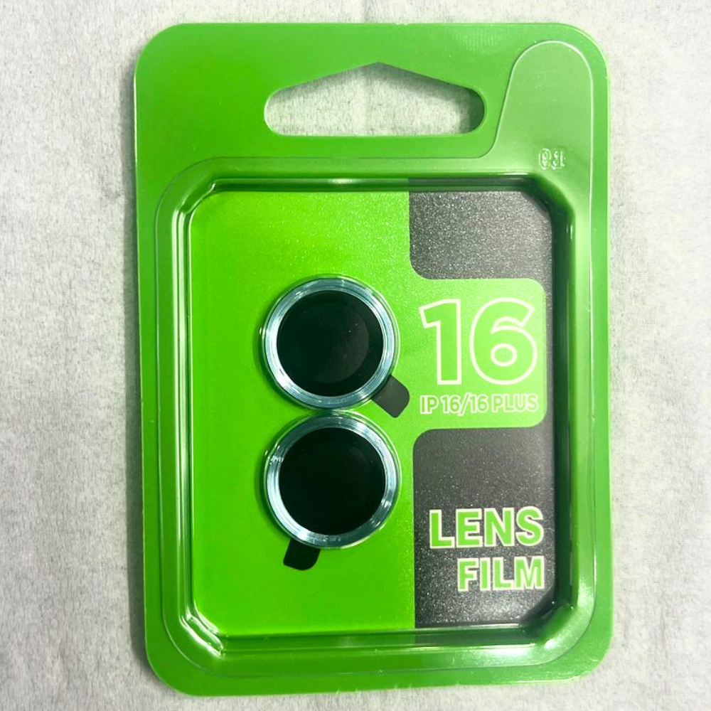 iPhone 16/16 Plus Mobile Lens Cover - Green Lens Film