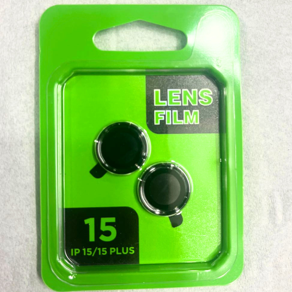 iPhone 15 and 15 Plus Mobile Lens Cover - Green Lens Film